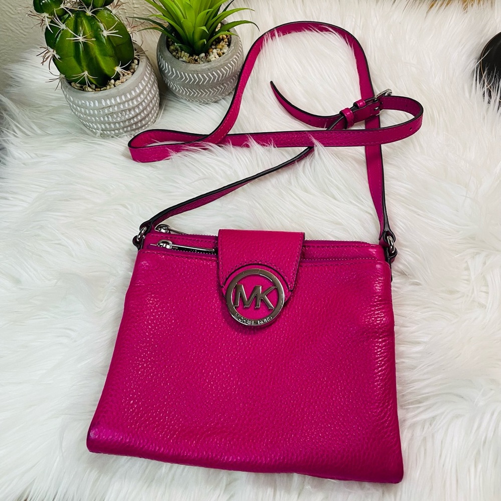 Michael kors Pink Leather Crossbody Bag